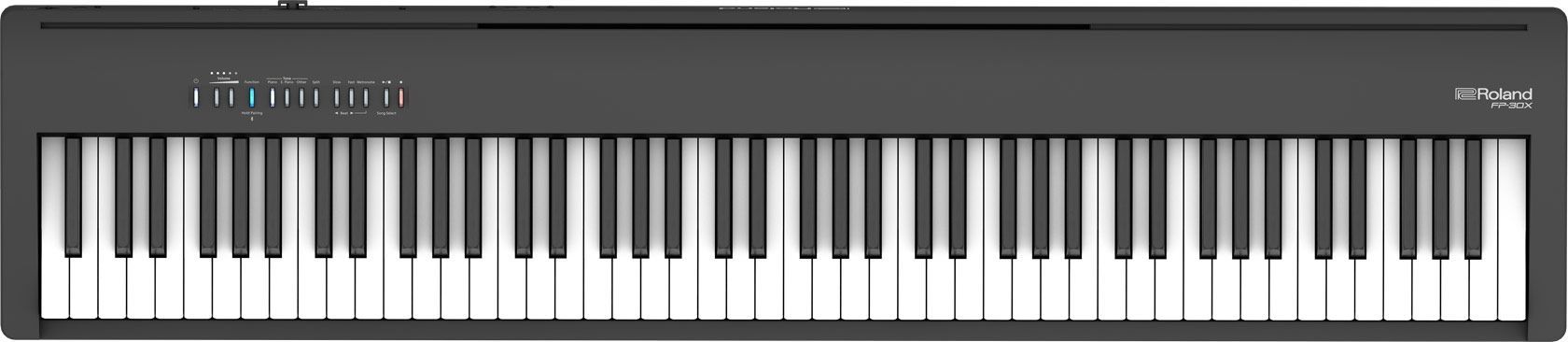 Roland FP-30X-BK Stagepiano schwarz Digitalpiano mit Lautsprechern FP30X BK_00049884_