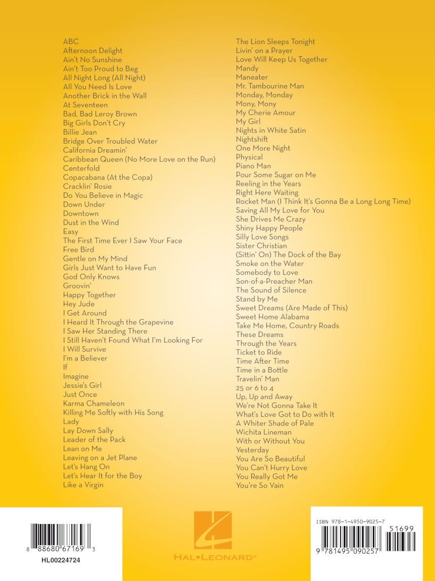 Noten 101 Popular Songs for Altsax HL 00224724 Altsaxophon