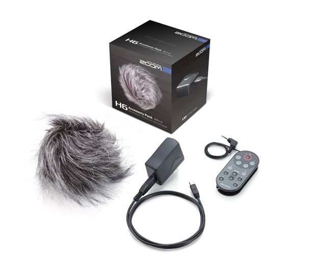 Zoom APH-6 Zubehör-SET für Zoom H6-Handyrecorder mit Windschutz, Netzteil