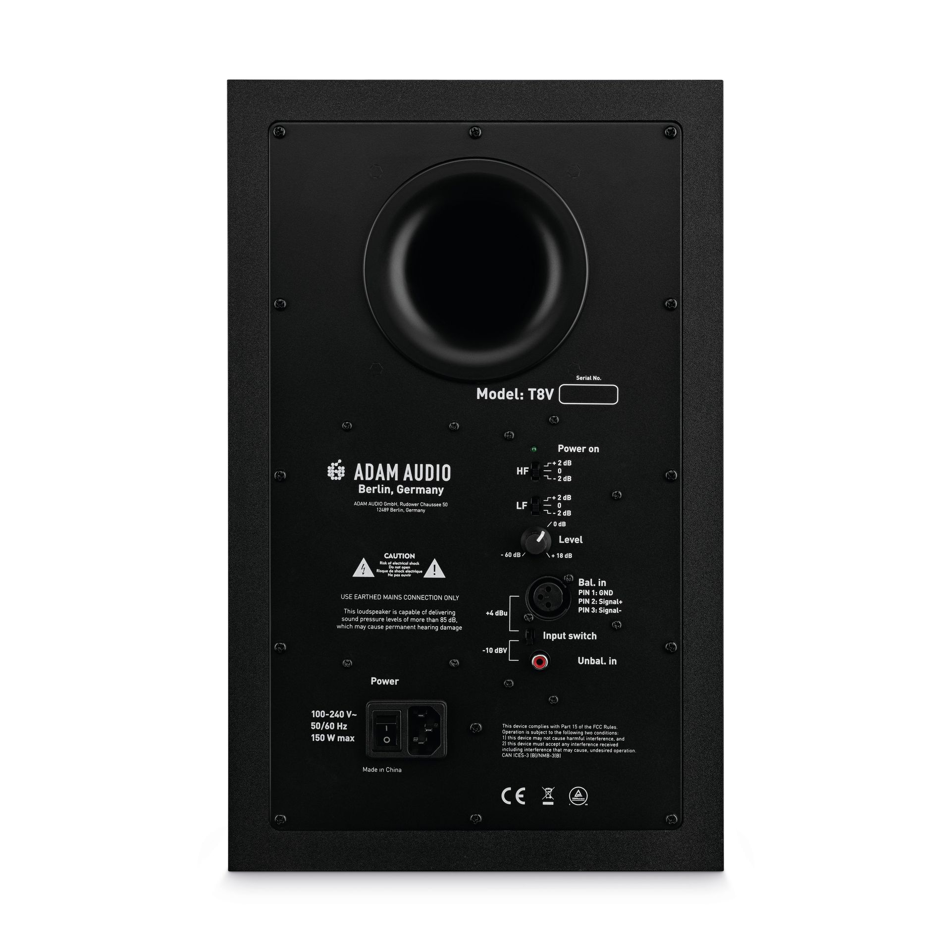 Adam T8V aktiver Studio Monitor 2-Wege Lautsprecherbox _00042193_