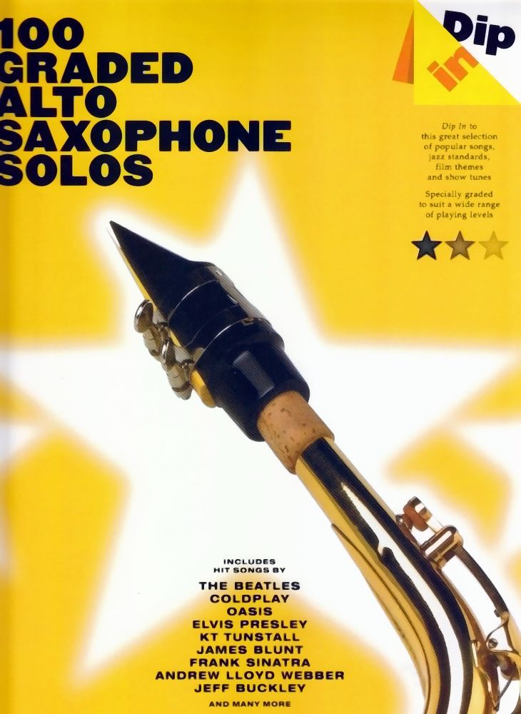 Noten 100 graded alto saxophone solos Altsax SONGS MSAM-988361_00039978_