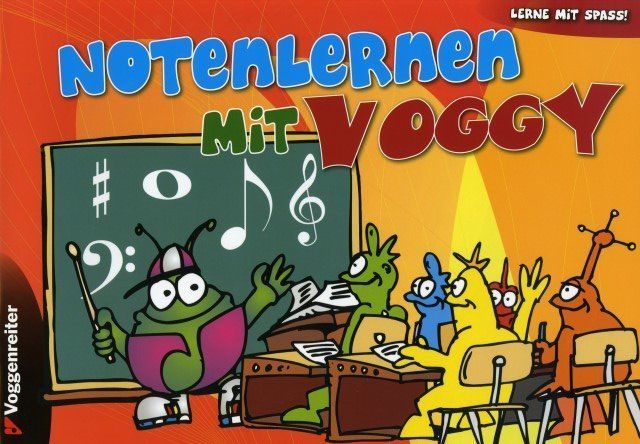 Notenlernen mit Voggy Voggenreiter VOGG 1054-3 Notenpapier Notenbuch_00032345_