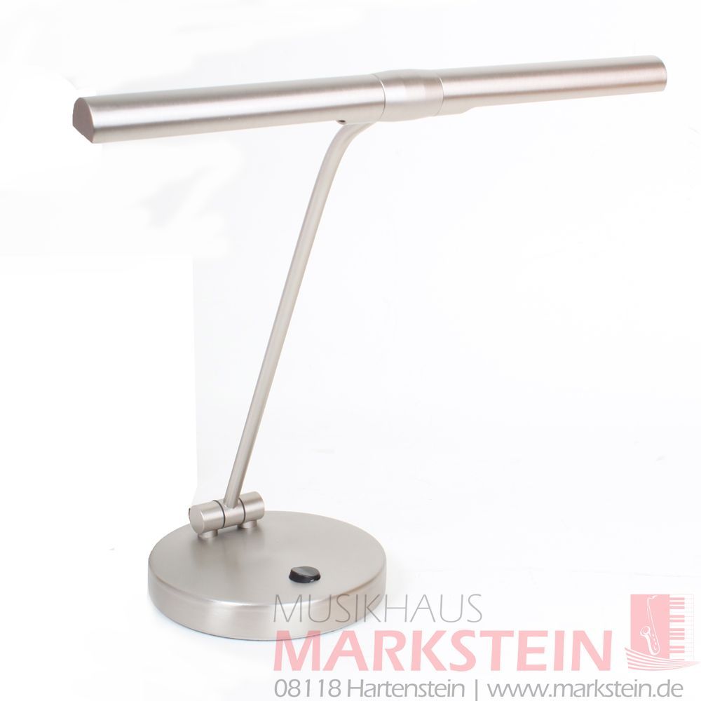 Jahn L4405 Halogen Platin/Nickel matt Klavierleuchte - incl Leuchtmittel 2x G4 -