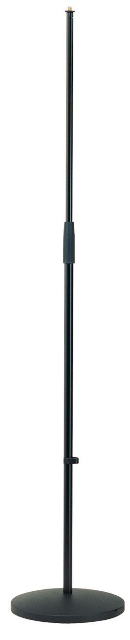 K&M 260/1 Mikrofonstativ mit Rundsockel ohne Galgen, schwarz_00010943_