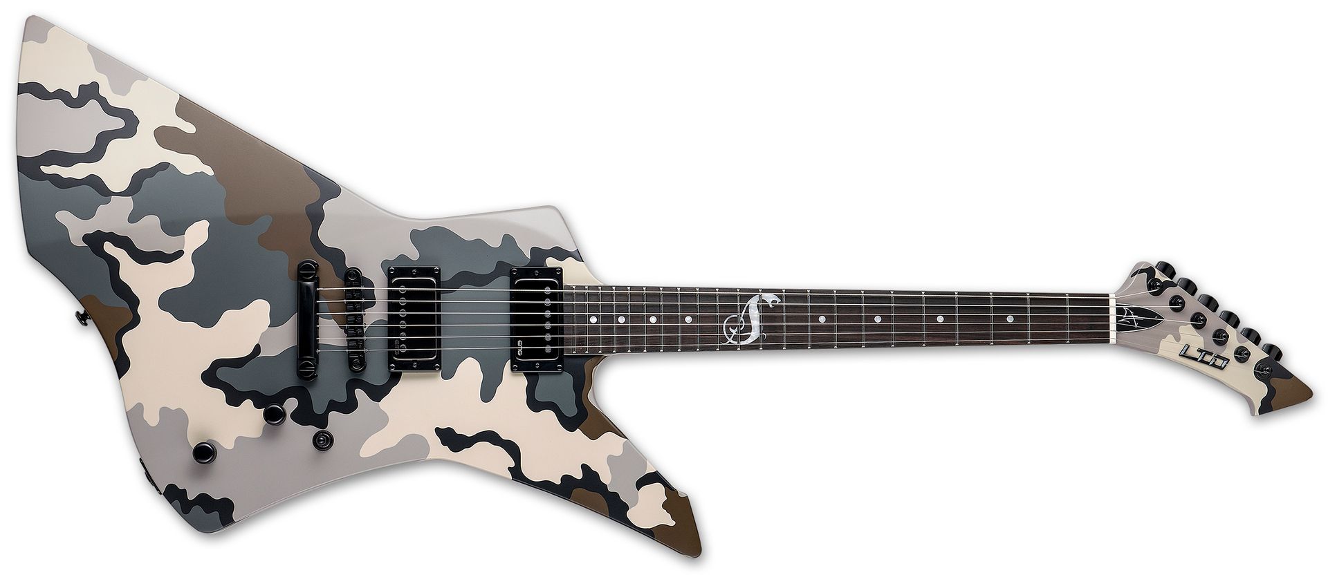 0799493276541 - ESP Snakebyte Camo James Hetfield Signatur Modell incl Case 0799493276541 - ESP Snakebyte Camo James Hetfield Signatur Modell incl Case