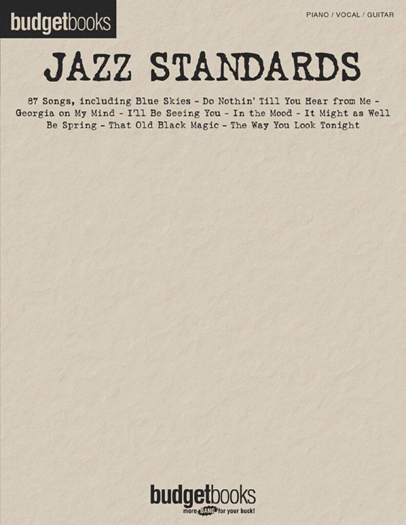 Noten Budget books - Jazz standards Klavier Piano HL 310830 -> 80 Jazz-Klassiker