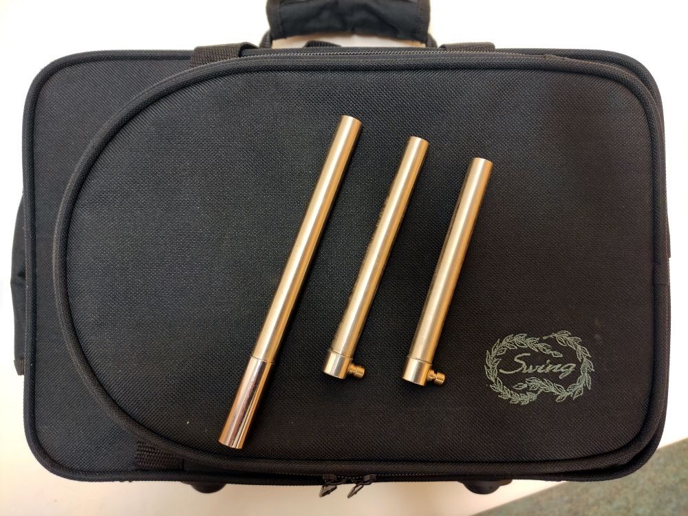 Koffer Gigbag für Piccolo-Trompete Drehventile  incl. 3 Mundrohre  