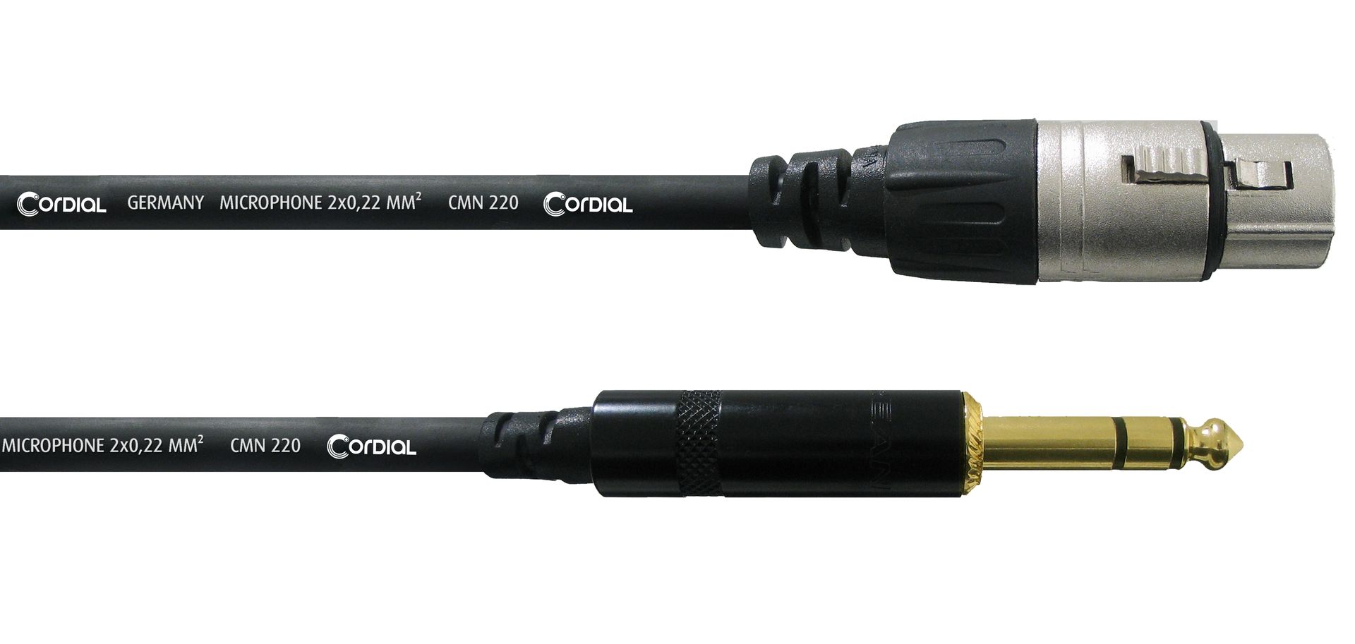 Cordial CFM 0,3 FV Kabeladapter XLRfemale  6,3mm Klinke symmetrisch  0,3 m