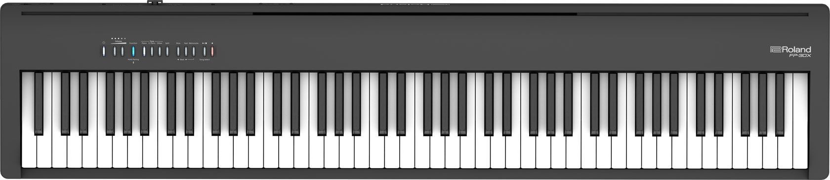 Roland FP-30X-BK Stagepiano schwarz Digitalpiano mit Lautsprechern FP30X BK