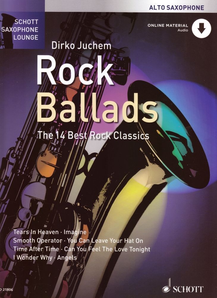 Noten ROCK BALLADS Juchem Dirko incl. download Code Altsaxophon ED 21806D _00032352_