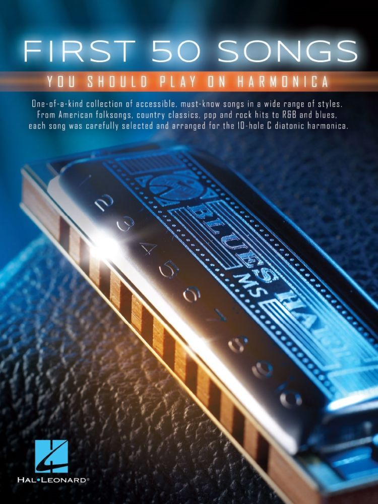 Noten First 50 songs you should play on harmonica Mundharmonika HL 152493