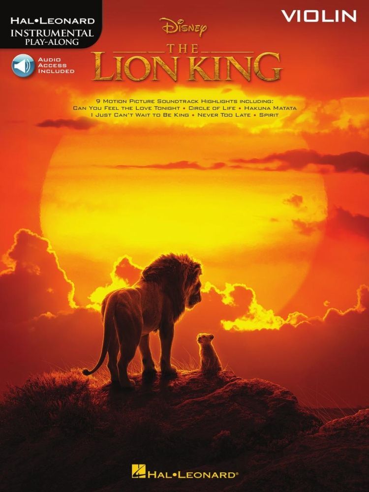 Noten The Lion King for Violin HL 00303501 Hal Leonard incl. online-Audio