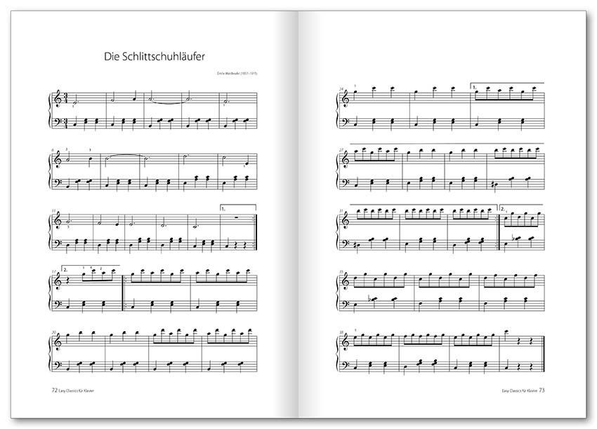 Noten easy classics für Klavier bearbeitet Bessler Opgenoorth Voggenreiter 0852