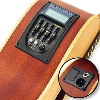 Ortega RCE131 Konzertgitarre mit Tonabnehmer Cutaway incl. Gigbag