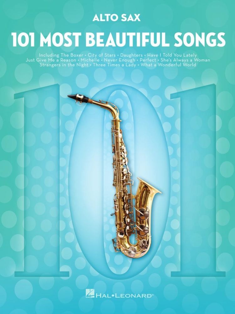 Noten 101 Most Beautiful Songs Altsaxophon HL 291042 Pop- & Instrumentalmusik
