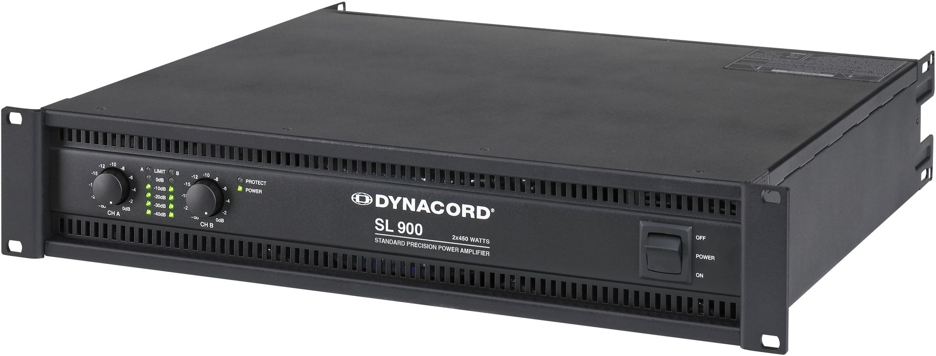 Dynacord SL 900 Endstufe  2x450 Watt 2HE Power Amp 900 W 