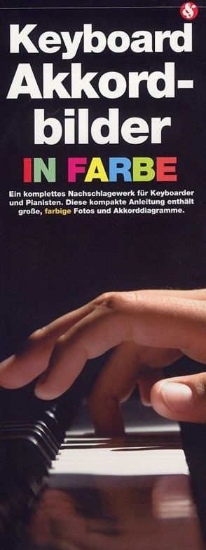 Noten Keyboardakkorde Keyboard Akkordbilder in Farbe BOE 7479