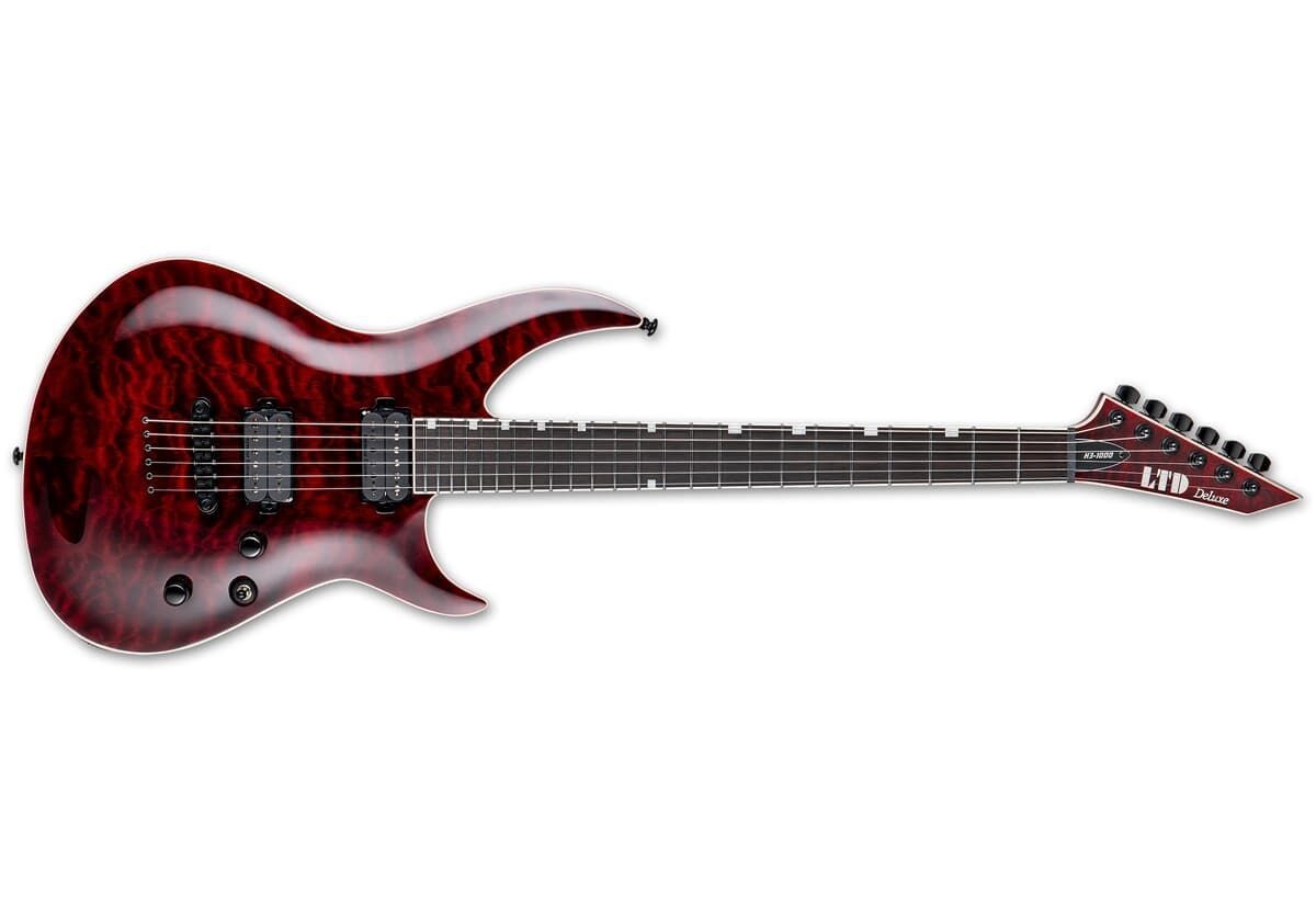 0719710614536 - ESP Ltd H3-100 See Thru Black Cherry E-Gitarre 0719710614536 - ESP Ltd H3-100 See Thru Black Cherry E-Gitarre