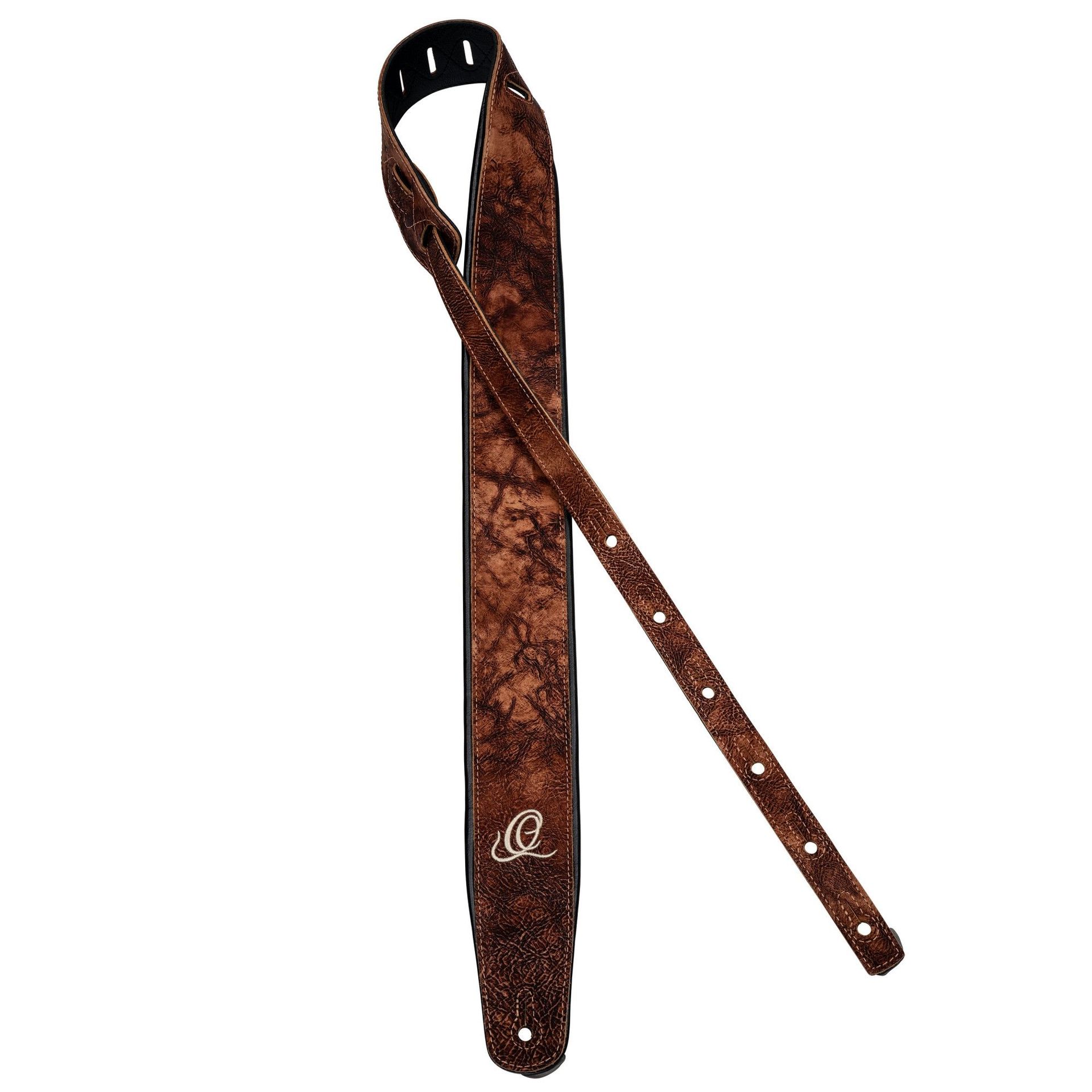 Ortega OSCL-2 Chestnut Tree Gitarrengurt aus Echtleder 