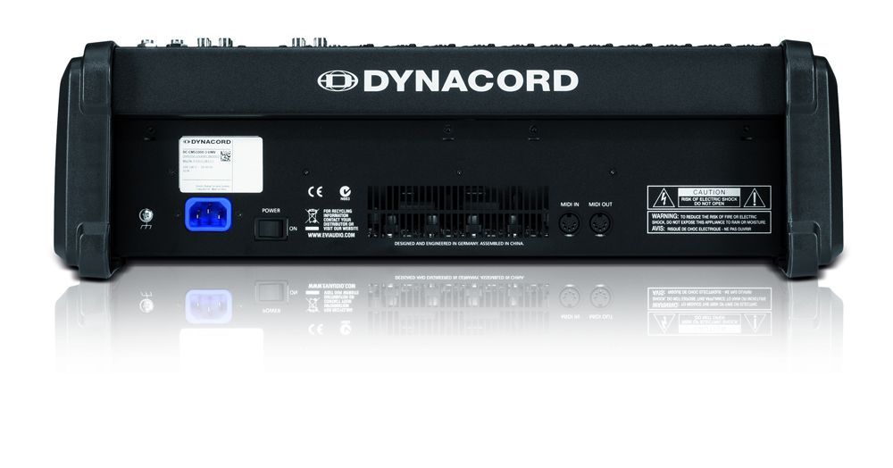 Dynacord CMS 1000-3 Mixer, 10 Mikrofoneingänge wovon 6-10 auch Stereoinputs sind