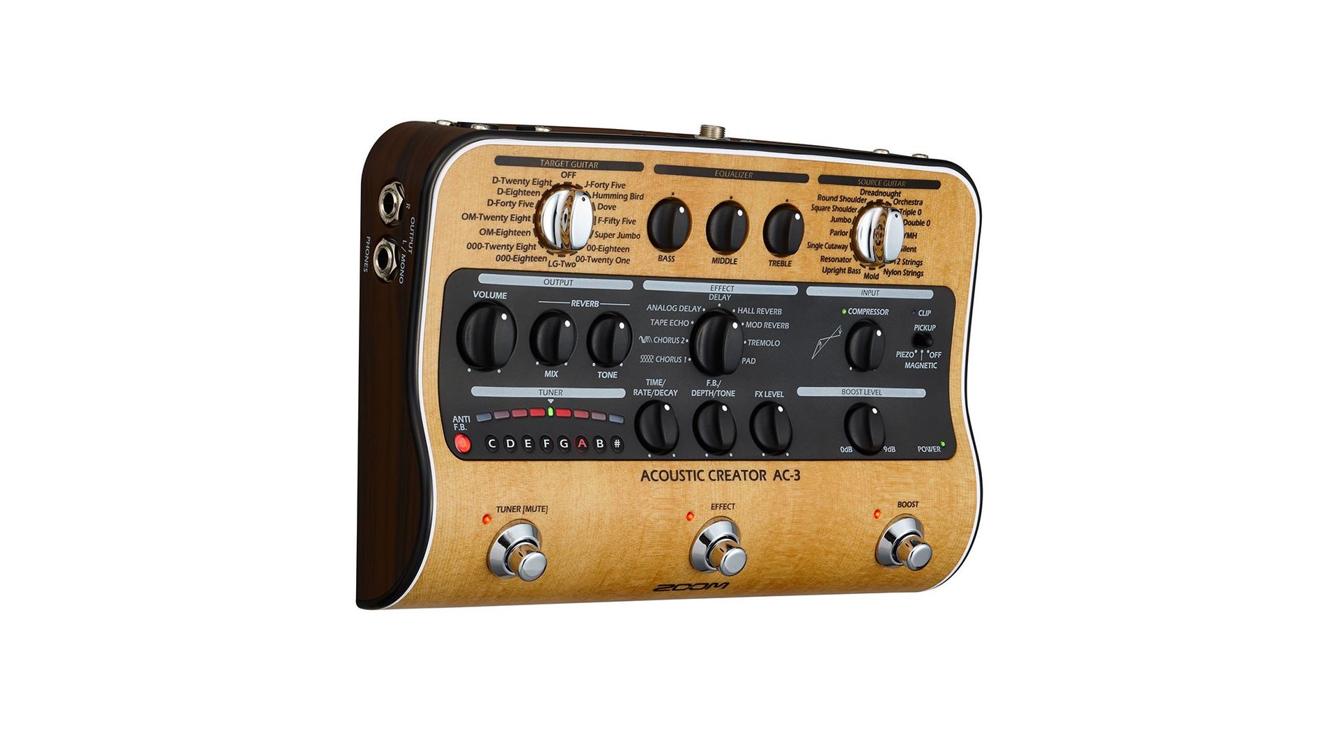 Zoom AC-3 Akustikgitarreneffekt_00035515_