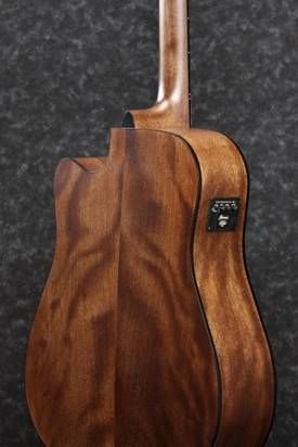 Ibanez AW5412CE-OPN 12-Saiter Akustikgitarre mit Pickup, massive Mahagonidecke