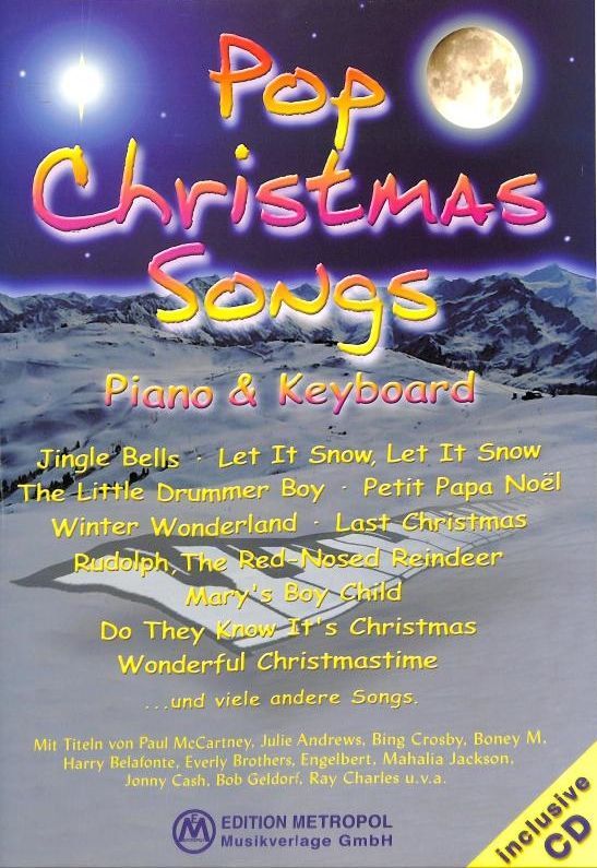 Noten Pop christmas songs EMB911 Jürgen Moser incl. CD für Piano oder Keyboard_00035720_