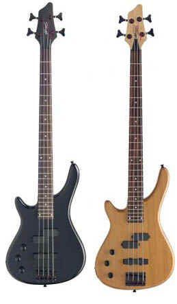 Stagg BC-300-LH Linkshänder E-Bass 4-Saiter passiv schwarz