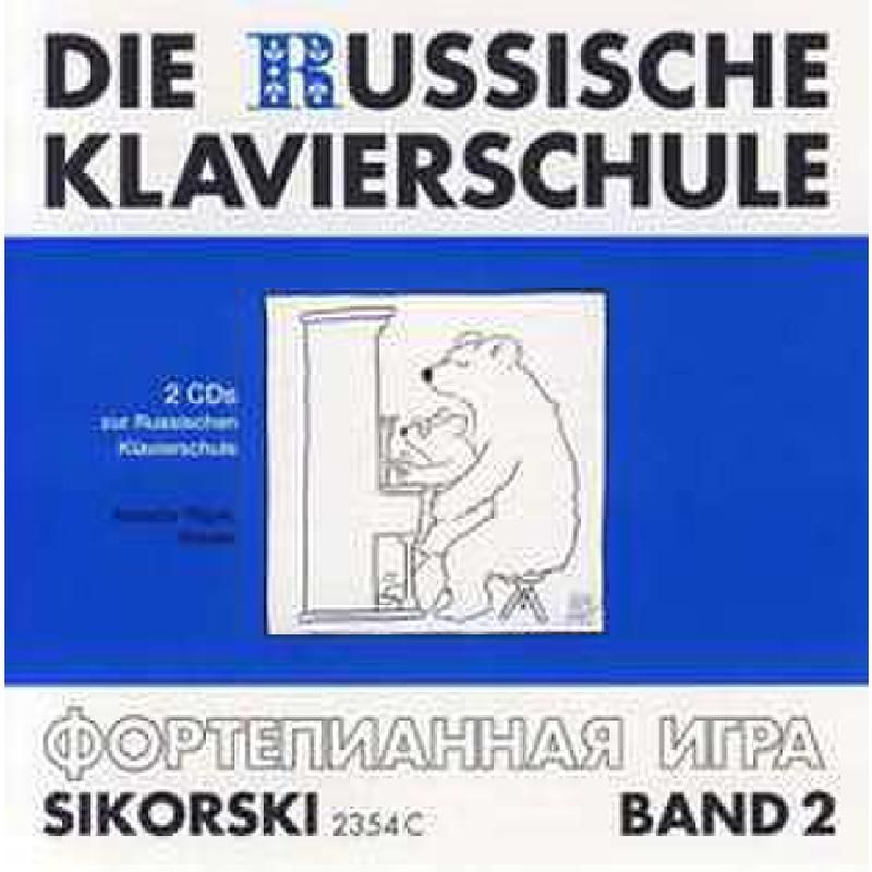 CD Die russische Klavierschule 2 Begleit CD zur Schule SIK 2354C  - Onlineshop Musikhaus Markstein