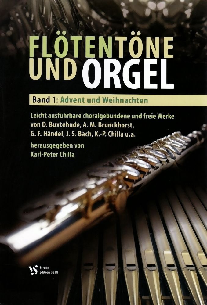 Noten Flötentöne und Orgel - Band I - 1 Strube VS 3638  Karl Peter Chilla Kirche