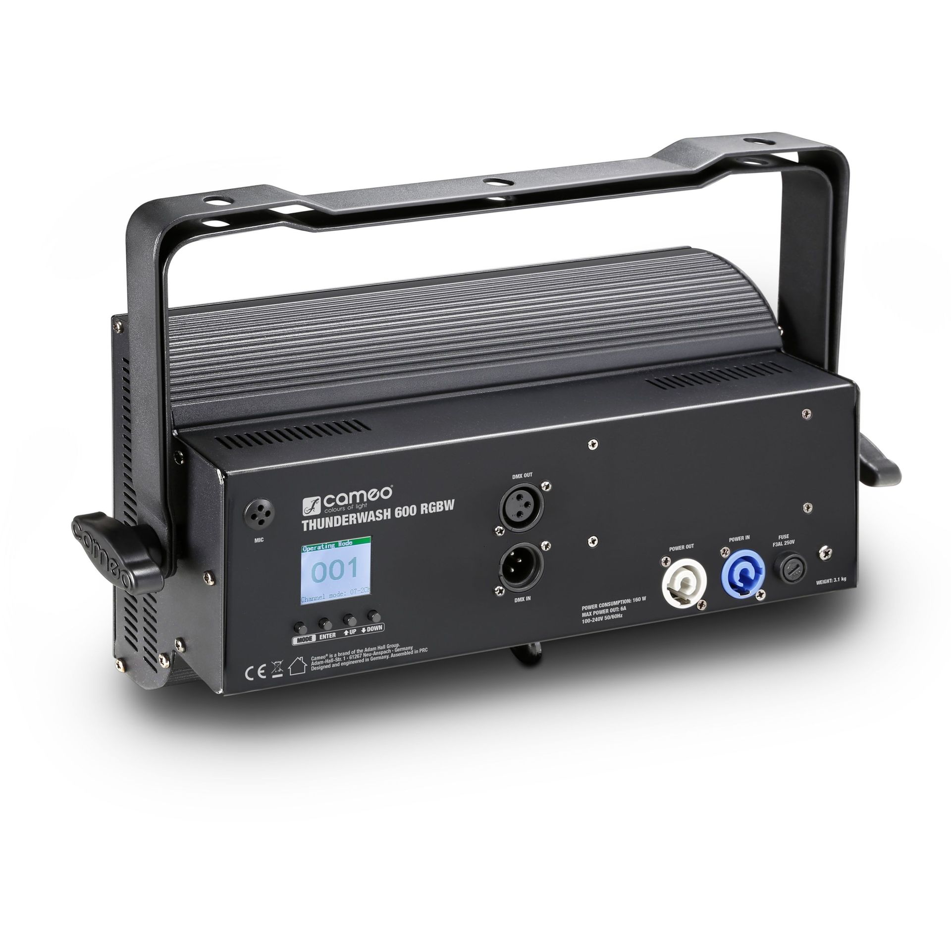 Cameo Thunder Wash 600 RGBW Lichteffekt 3 in 1 Strobe, Blinder und Wash Light_00040816_
