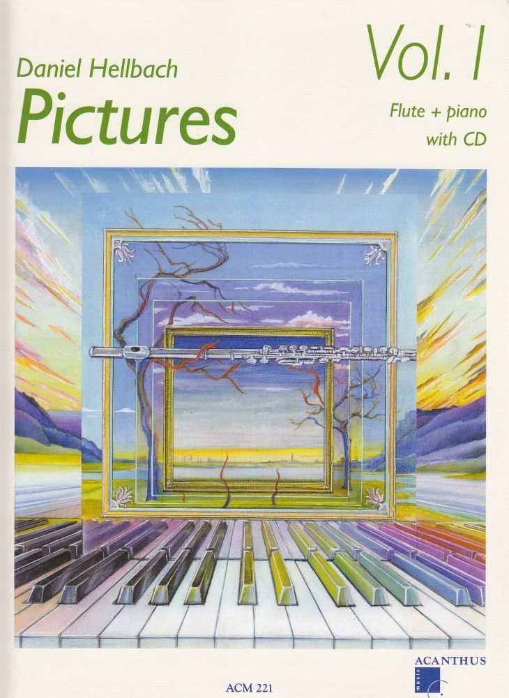 Noten Pictures Daniel Hellbach 1 Querflöte Piano acanthus ACM 221 incl. CD Flute_00026203_
