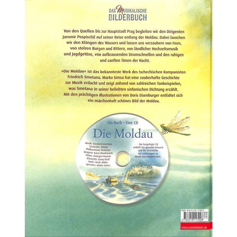 Die Moldau (Das musikalische Bilderbuch mit CD und zum Streamen)  F. Smetana
