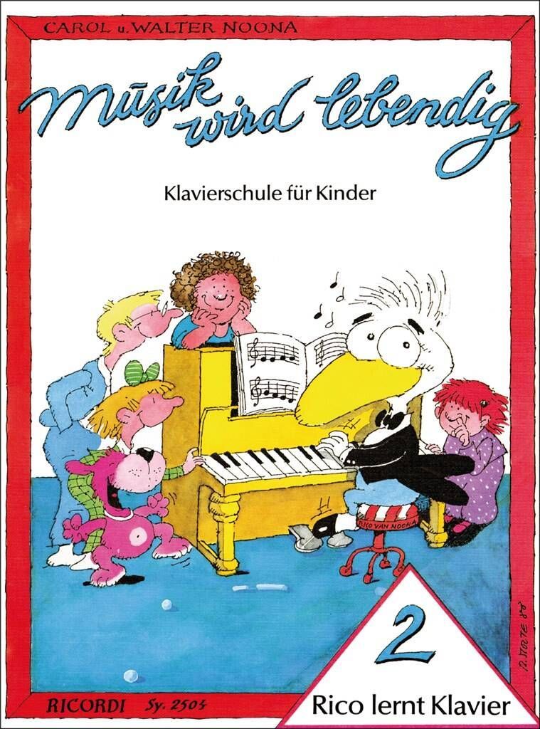Schule Musik wird lebendig 2 Klavierschule Noona Ricordi SY 2504 Piano