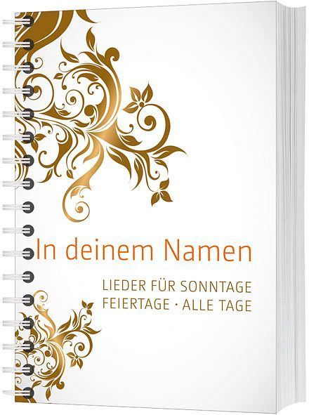 Noten In deinem Namen Gerth 857467 Spiralbindung Zehender Jersak 320 Seiten A5  