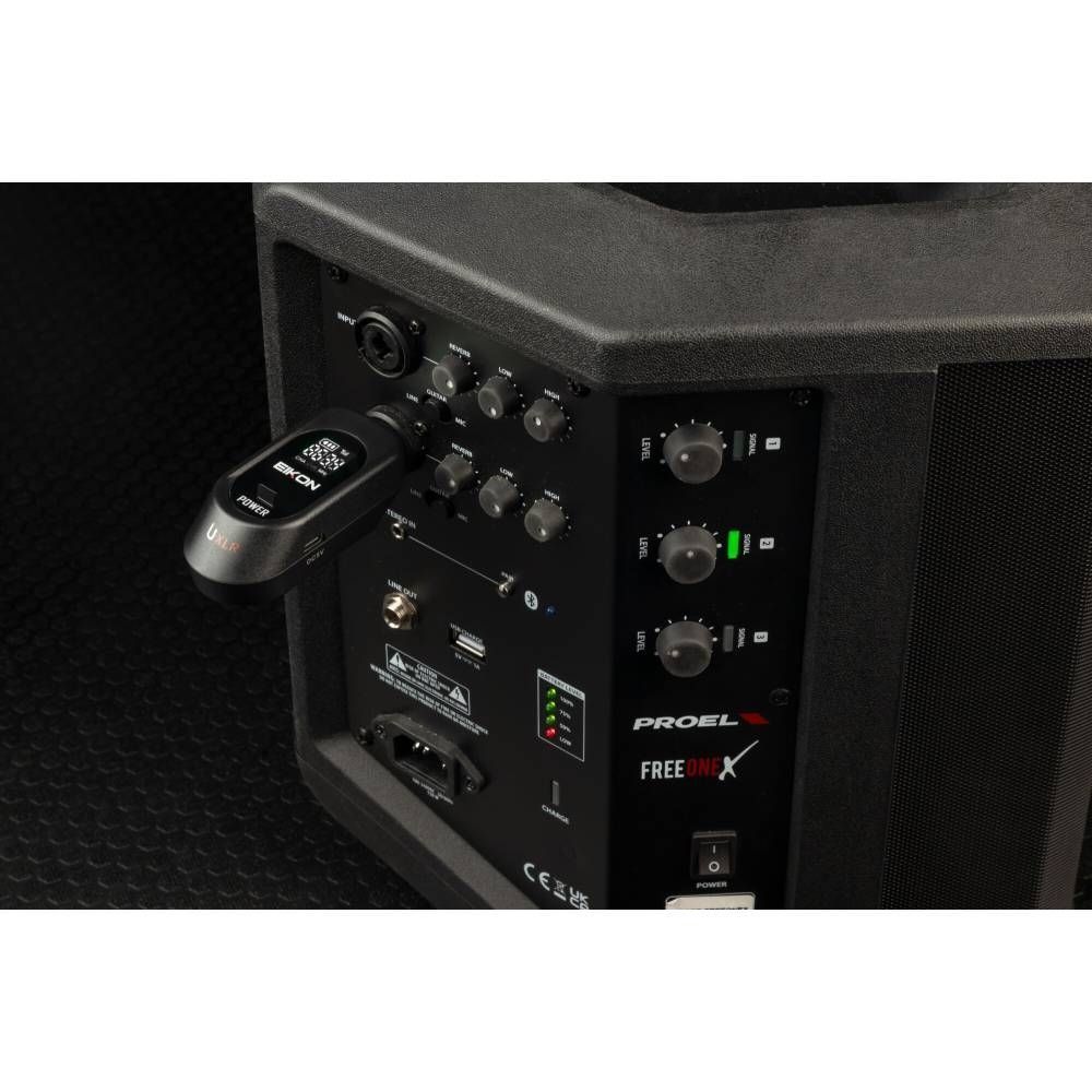 EIKON UXLR Drahtloses UHF-Audio Funksystem mit XLR-Aufstecksender 