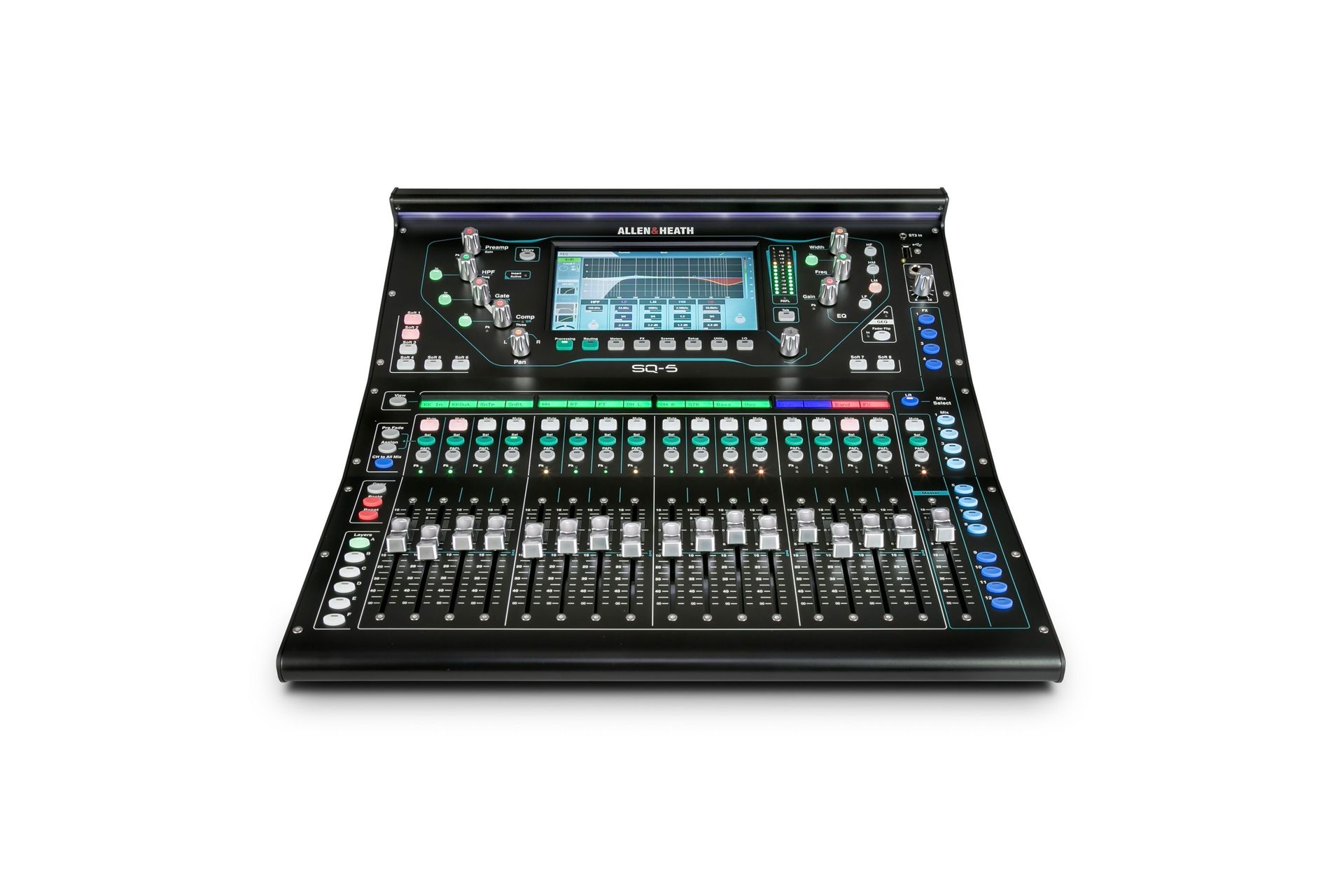 Allen & Heath SQ5 Digitalmixer für Live, Studio und Installation,  48 Kanal