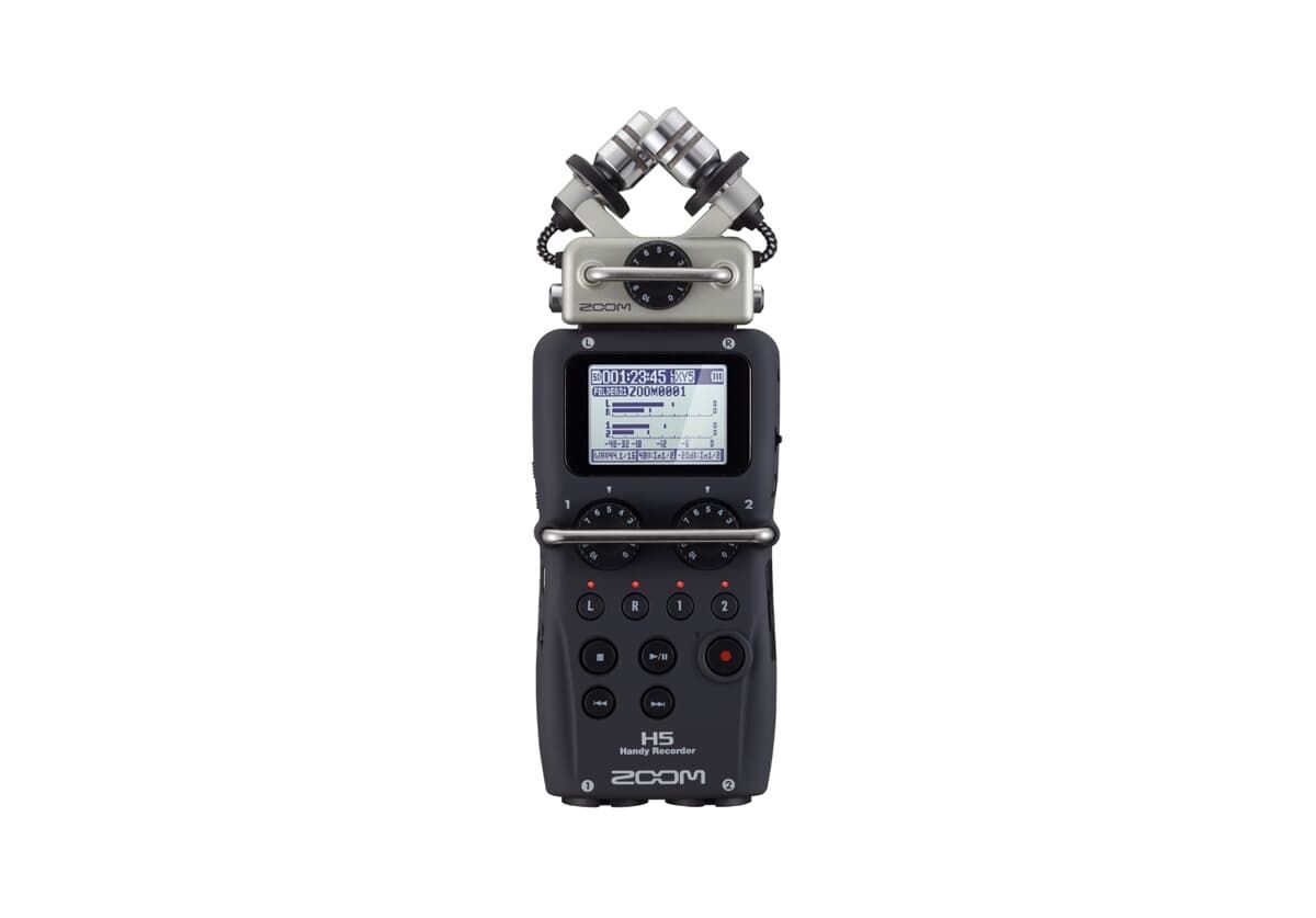 Zoom H5 Black tragbarer Audiorecorder Handy Recorder mit Stimmgerät und Metronom  - Onlineshop Musikhaus Markstein