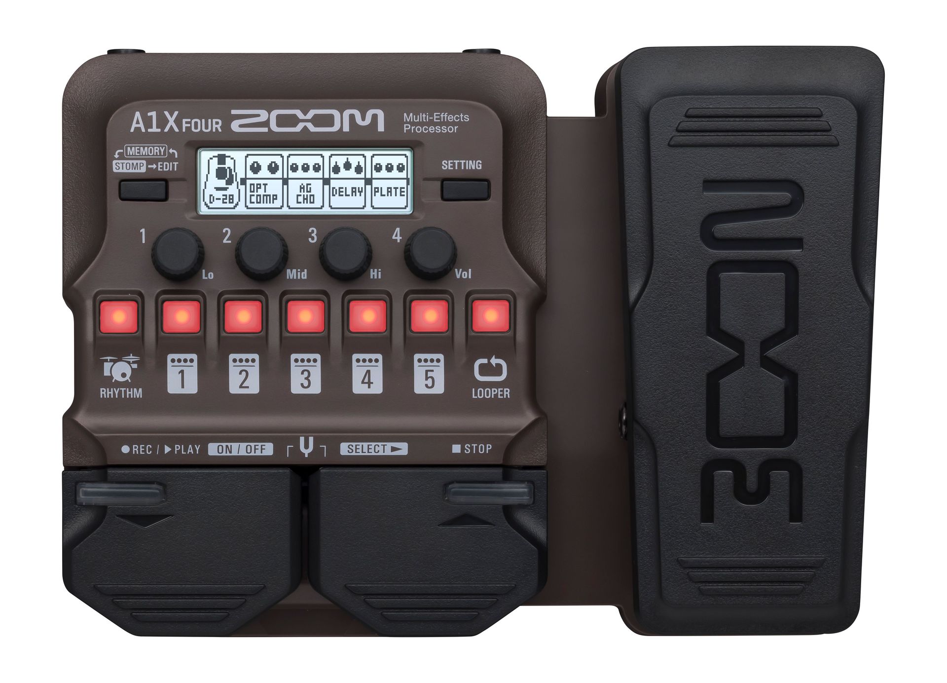 Zoom A1X FOUR Acoustic Multi-Effects Pedal - Bild 2