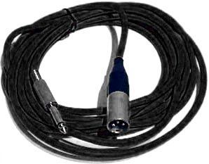 Mikrofonkabel Amphenol XLR male/ 6,3mm Klinkenstecker, 5 Meter, schwarz_00017070_