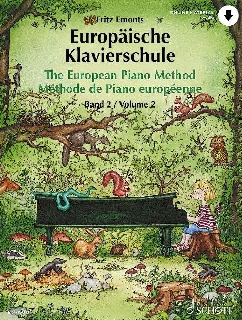 Schule Europäische Klavierschule Band 2 Fritz Emonts ED 7932D