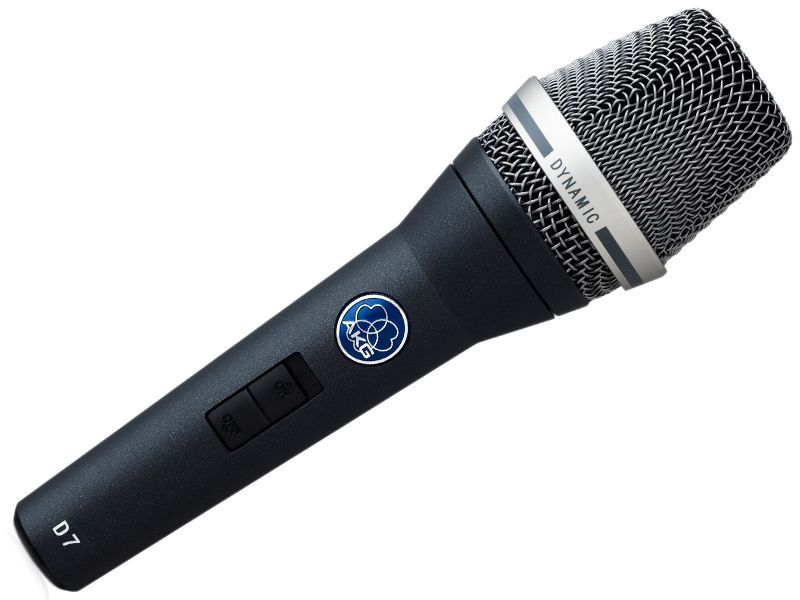 AKG D7S Dynamisches Gesangsmikrofon mit Ein/Aus-Schalter (handgehalten)