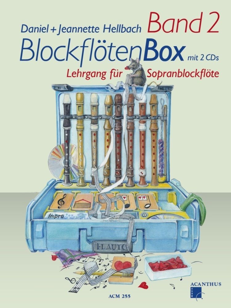 Noten BLOCKFLÖTENBOX 2 acanthus ACM 255 incl. 2 CDs Daniel Jeannette Hellbach 