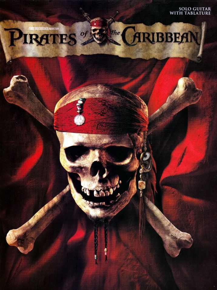 Noten PIRATES OF THE CARIBBEAN Fluch der Karibik Gitarre Solo TAB HL 702264