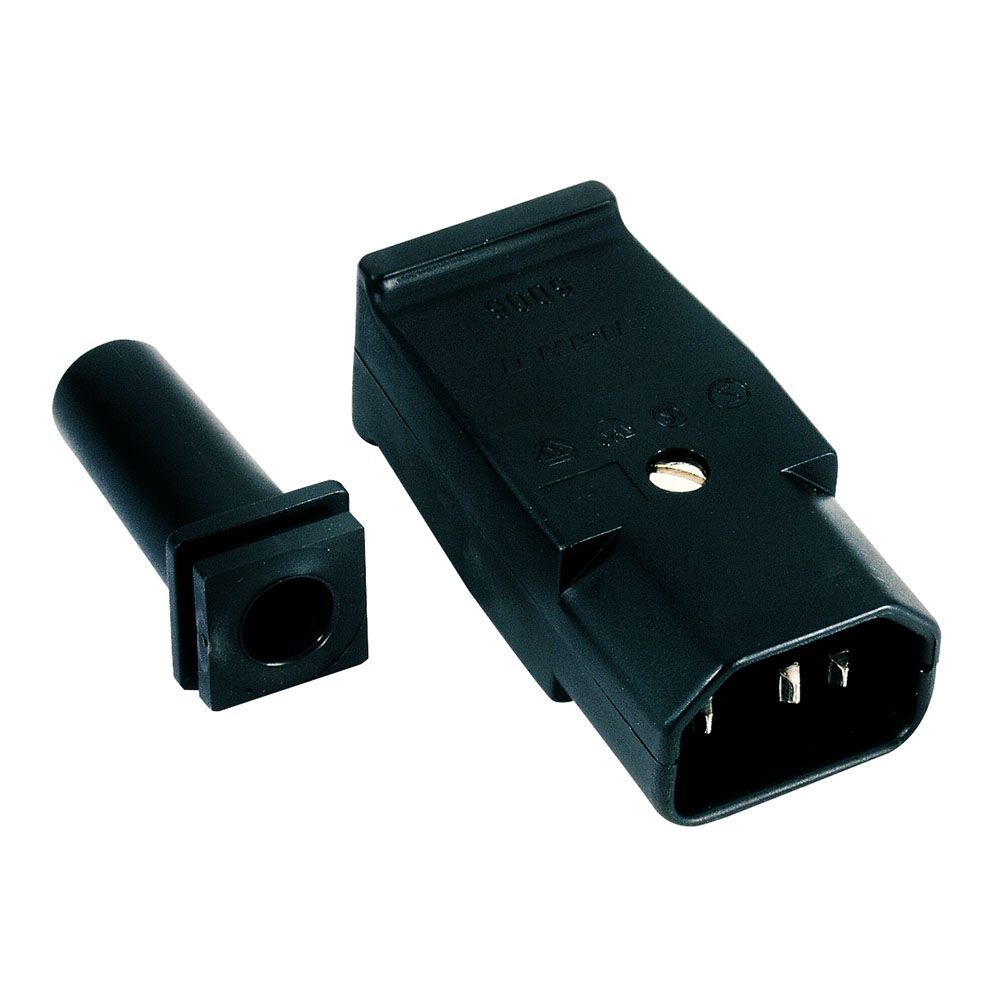 Kaltgeräte-Netzstecker male