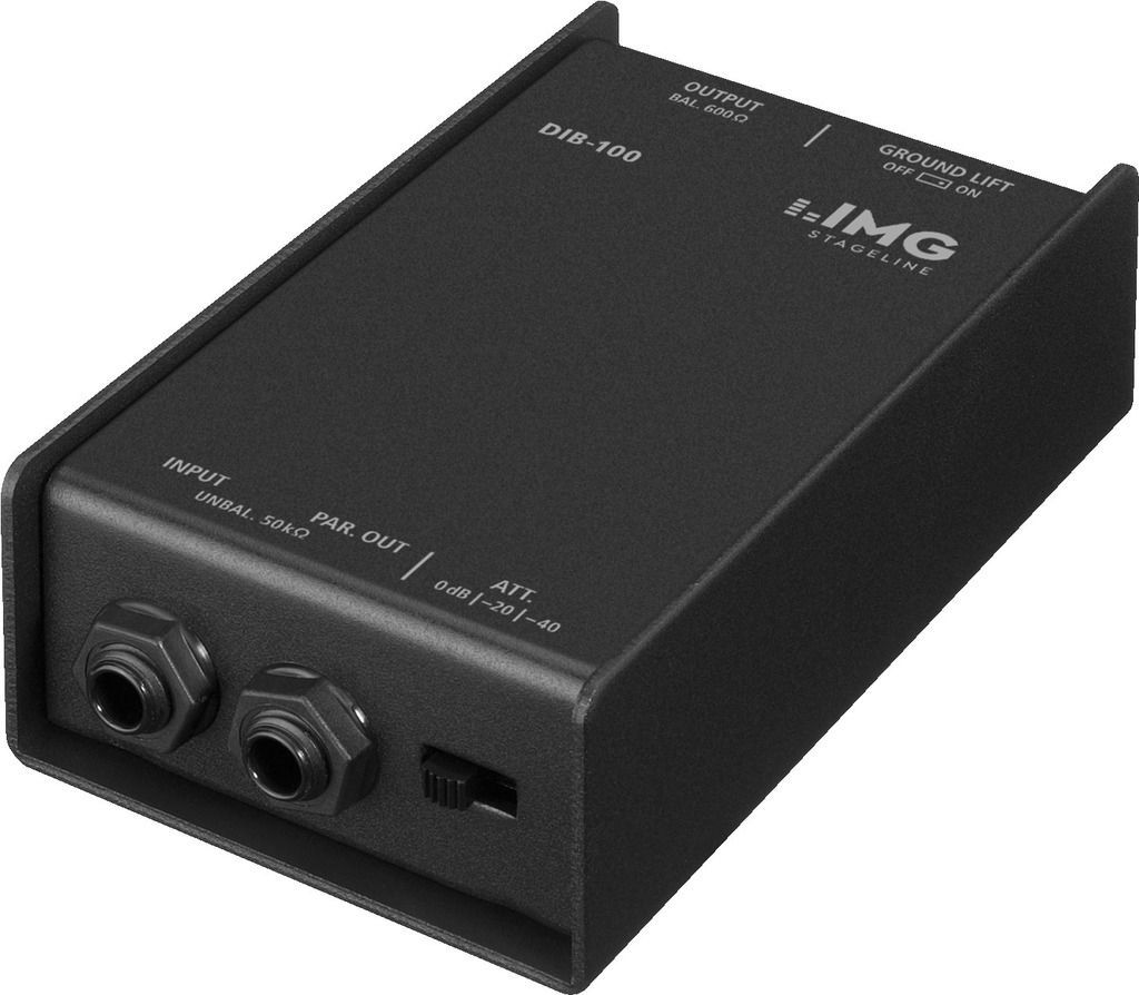 IMG Stage Line DIB-100 passive DI-Box 1-Kanal