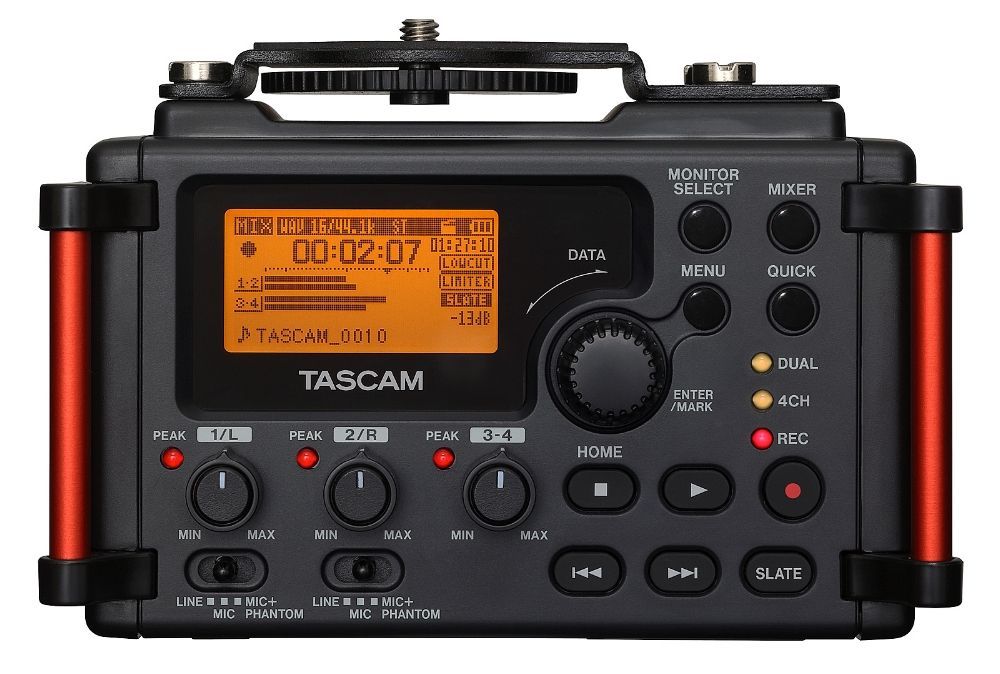 Tascam DR-60D MKll tragbarer Digitalrecorder, Linear-PCM-Stereorecorder