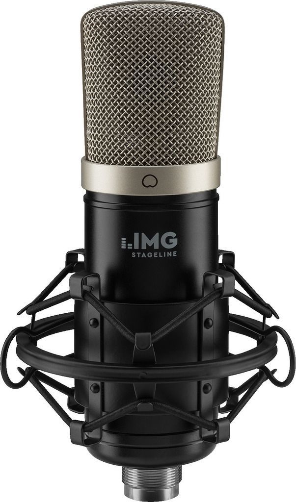 IMG Stage Line ECMS-50USB USB-Großmembran-Kondensator-Mikrofon inkl. Spinne