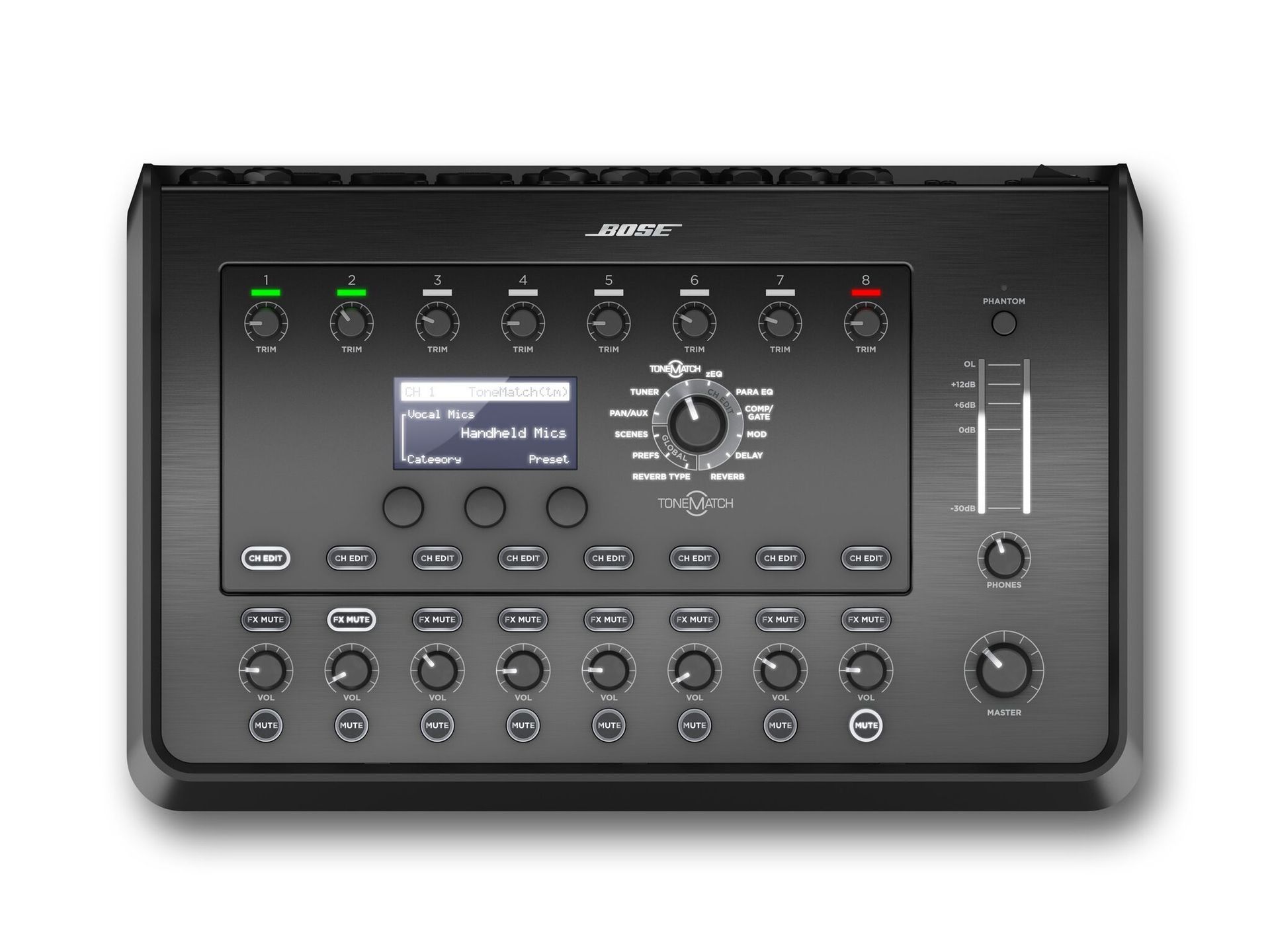 Bose T8S ToneMatch Mixer 8 Kanal Digital-Stereo-Mischpult