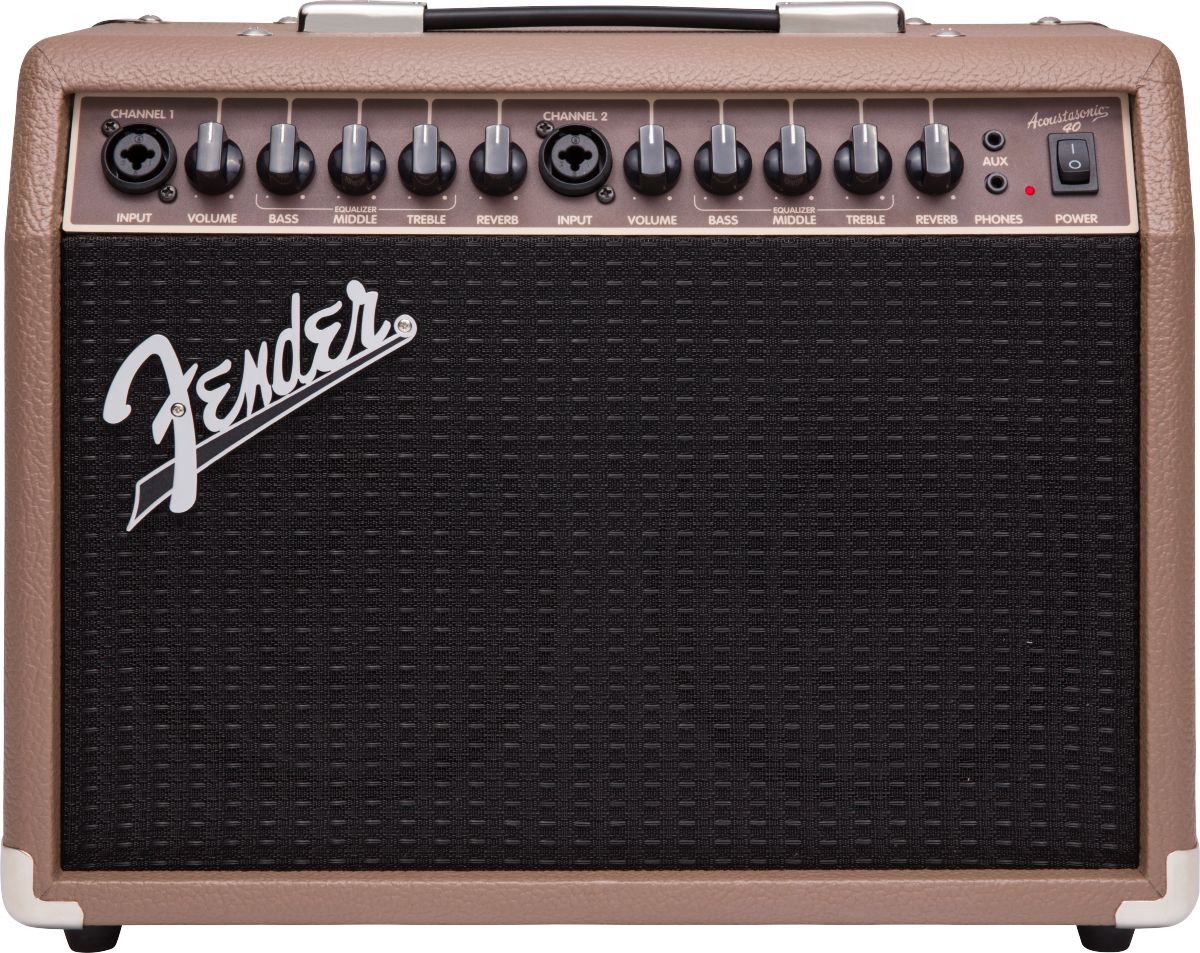 Fender Acoustasonic 40  Akustik Verstärker 40 Watt  2x6,5" Lautsprecher_00040090_